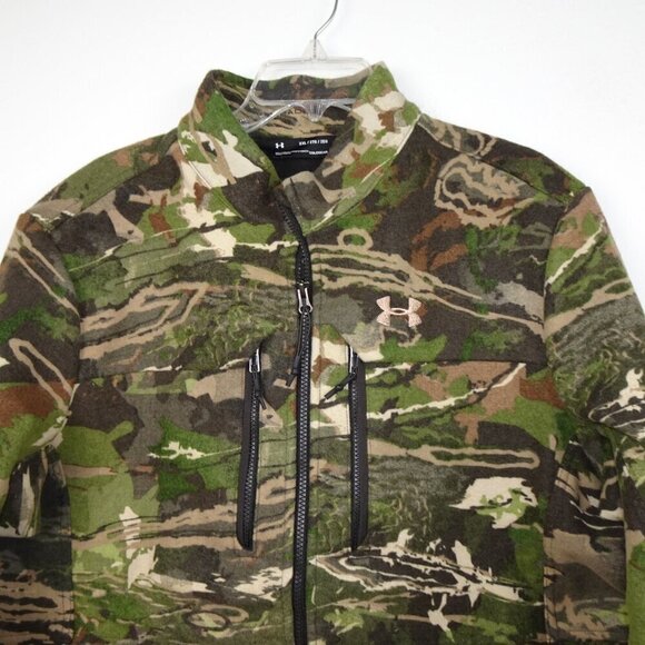 Under Armour UA Hunting Jacket Stealth Mid-Season Wool Scent Control Women 2XL - Picture 3 of 16